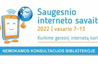 Nemokamos konsultacijos bibliotekoje – kaip apsaugoti savo skaitmeninius įrenginius, duomenis bei...