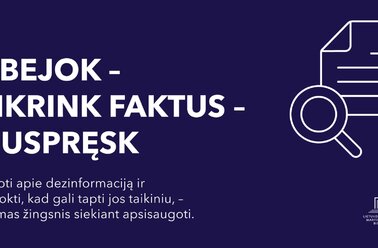 ABEJOK – TIKRINK FAKTUS – NUSPRĘSK
